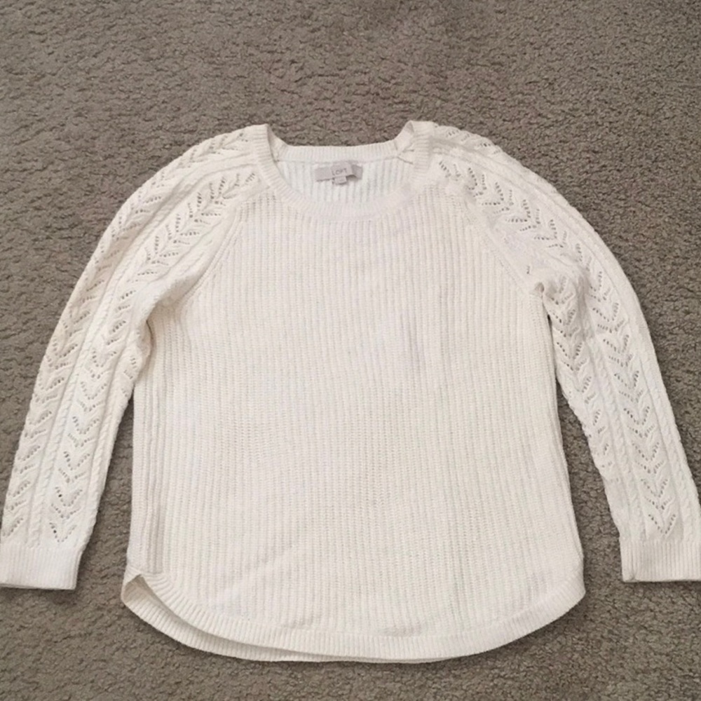 LOFT Ivory sweater